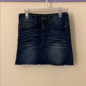 Dark Wash Jean Skirt